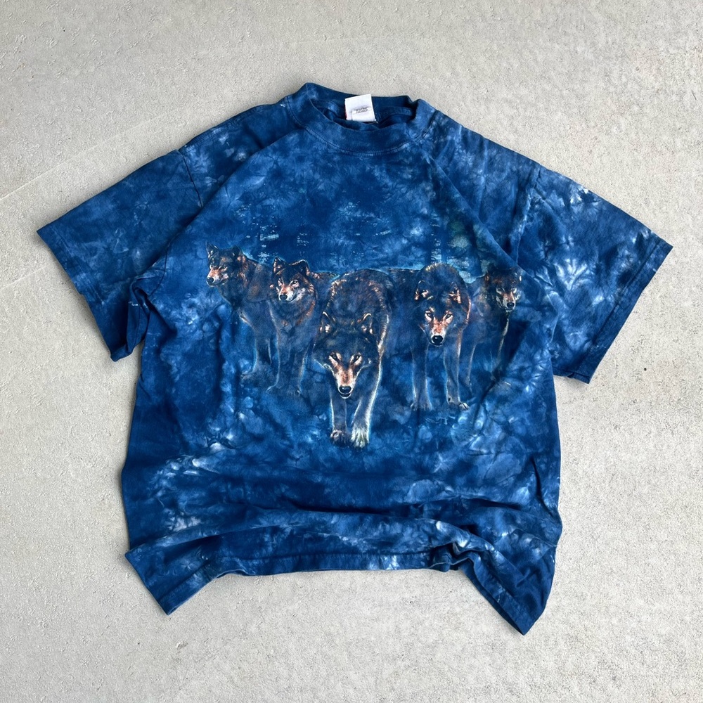 Blue Wolf Graphic Men's Short Sleeve Tee